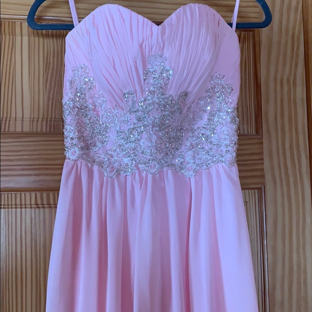 Pink prom dress